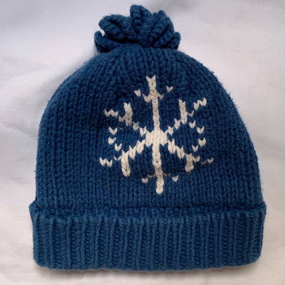 Gap pompom hat, knit - warm; 6-12 m